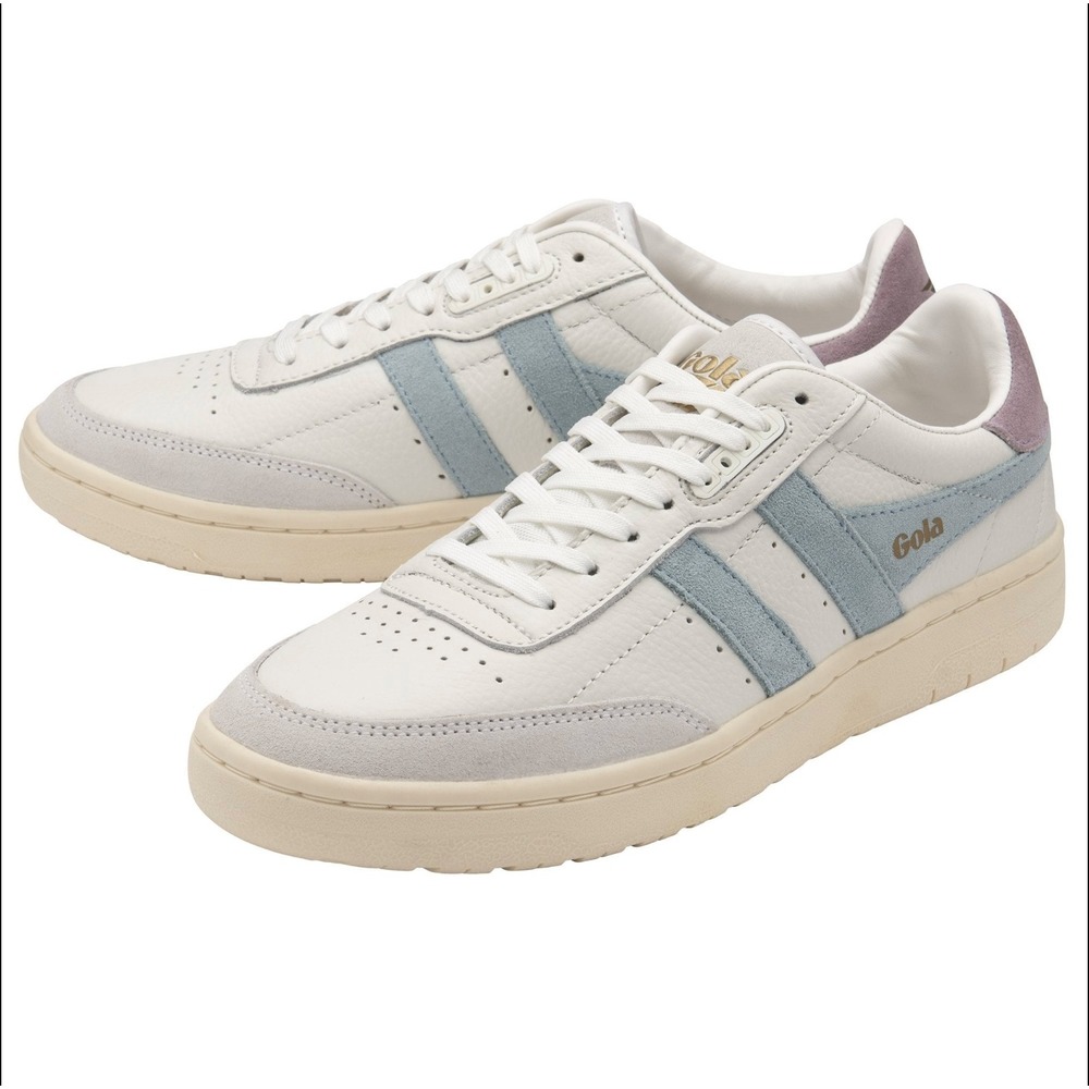 Gola Classics‎ Women's Falcon Sneakers in White/Powder Blue/Lily sz 7